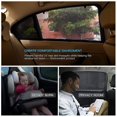 thumbnail image 2 of 2pack Universal Coche Sol Malla Ciega Ventana Trasera Uv Protector Sol Sombra Afortunado Sencillez, 2 of 2