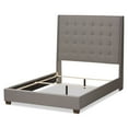 thumbnail image 4 of Baxton Studio Georgette Modern and Contemporary Light Grey Fabric Queen Upholstered Bed, 4 of 7