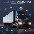 thumbnail image 3 of Nexas Heavy Duty Truck Scanner with D-P-F Re-gen&Oil Reset, Full System Diesel Truck Scanner Diagnostic Tool 2 in 1 Code Reader for Isuzu, Cummins, Detroit, Maxxforce, Hino, Lifetime Free Update, 3 of 12