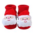 thumbnail image 3 of Santa Figure Knit Socks Cute Baby Snowman Socks Toddler Socks Stockings, 3 of 4