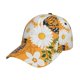 thumbnail image 1 of Fotbe White Floral and Butterflies Gorro Clásico de Béisbol, Gorra Ajustable con Broche Snapback, Gorro de Exterior de Algodón Suave, 1 of 6