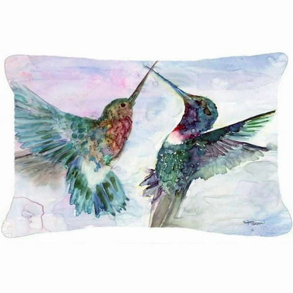 Hummingbird Combat Fabric Decorative Pillow