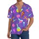 thumbnail image 1 of Fotbe Chemistry Tools Camisa Estampada de Manga Corta para Hombre, Casual de Verano, Estilo Playero, Sin Arrugas-3X-Large, 1 of 5