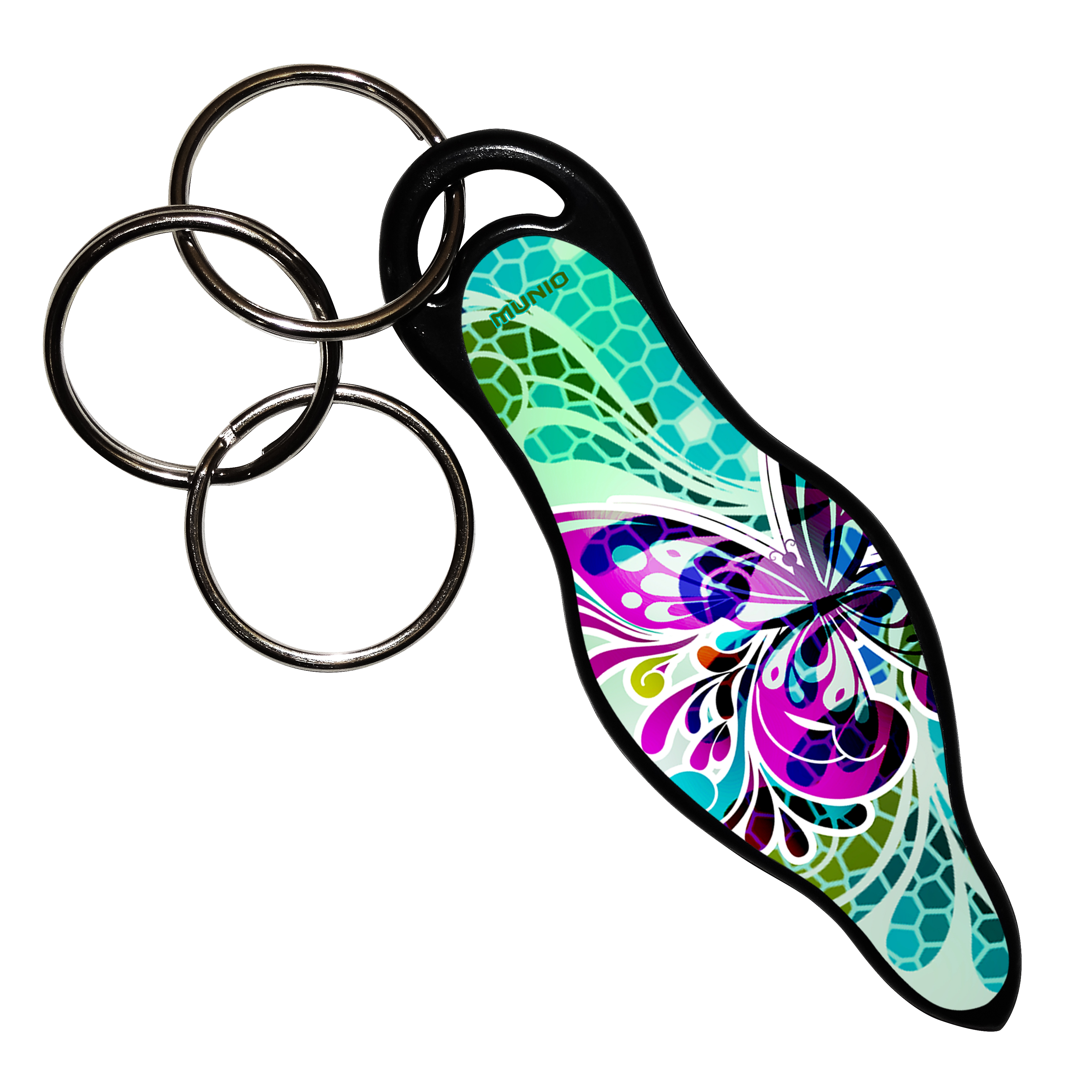 MUNIO Self Defense Kubaton Keychain with Ebook, Legal in all States