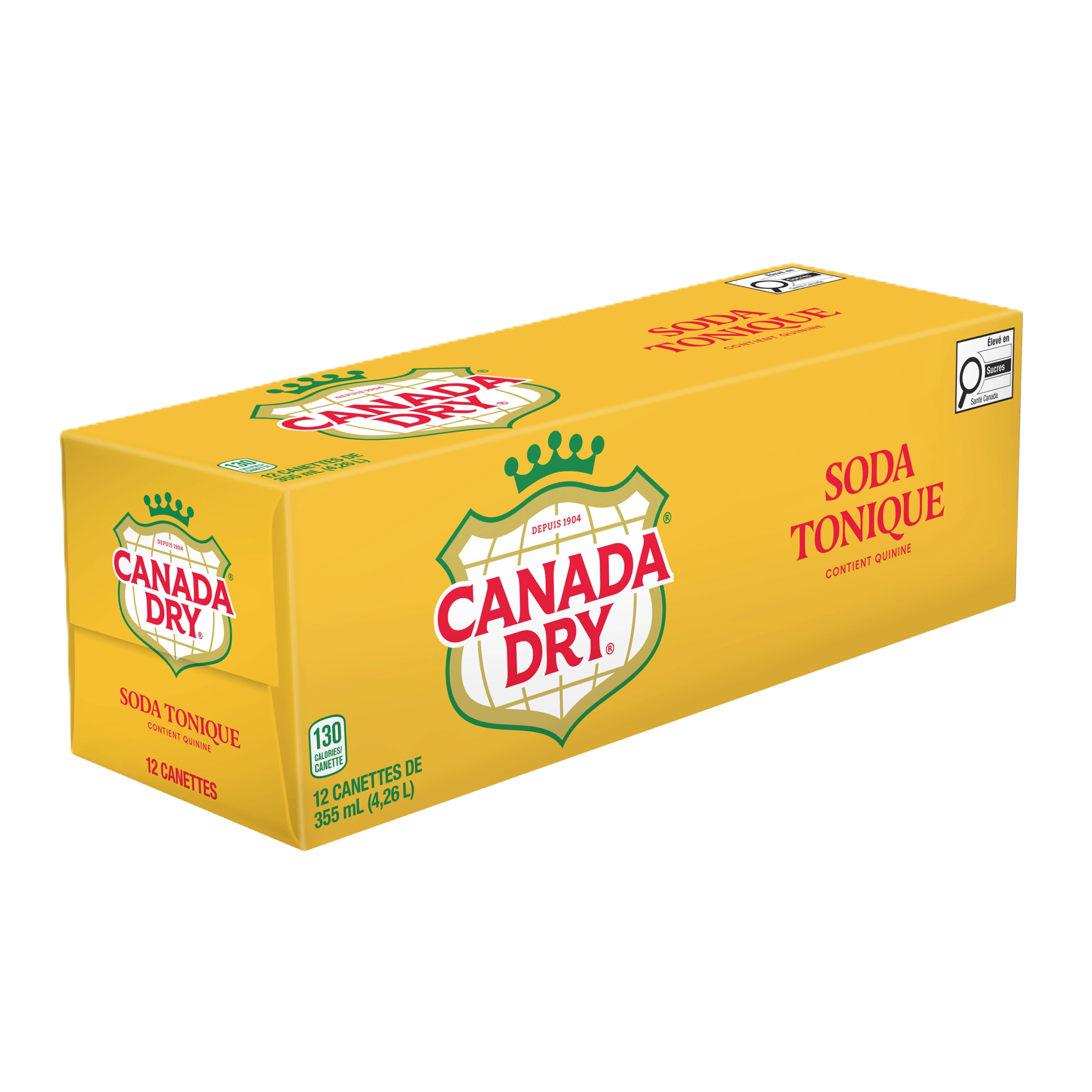 Canada Dry® Tonic Water 355 mL Cans, 12 Pack