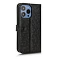thumbnail image 2 of Dteck Wallet Case for iPhone 14 Pro 6.1 Inch, Luxury Business PU Leather Flip Cover Magnetic Closure Card Slots Wrist Strap Holder Kickstand Anti-Scratch Shockproof Case for iPhone 14 Pro,Black, 2 of 5