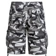 thumbnail image 4 of XADYUY Mens Cargo Shorts Camo Stretch Flex Multi-Pockets Cargo Shorts Baggy Cotton Workwear Shorts for Men Tactical Climbing Hiking Shorts,Gray, 4 of 4