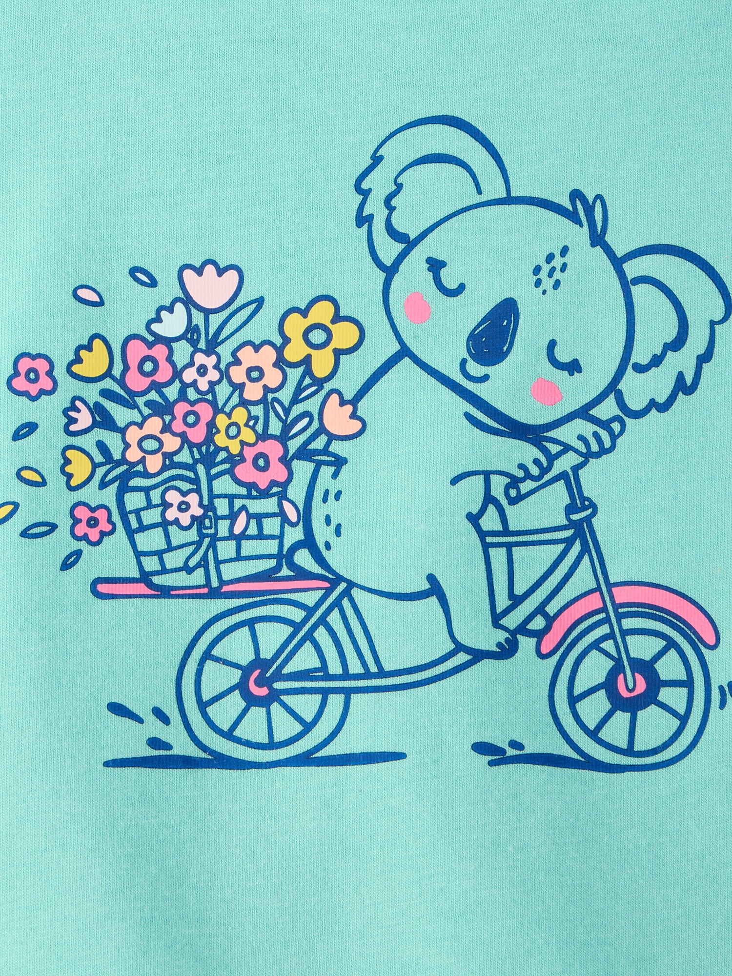 Garanimals Newborn, Baby & Toddler Girl Cotton Short-Sleeve Graphic T-Shirt, Sizes 0-6T