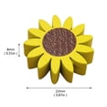 thumbnail image 3 of Home Decoration Accessories Sunflower Printed Wood Beads Daisies Rope Flow Hematoko Beads String Wood Beads, 3 of 4