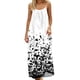 thumbnail image 3 of TaTaai Women's Printed Sleeveless Dress Casual Backless Spaghetti Strap Loose Fit Long Maxi Dress Solid Color Soft Comfortable for Summer Daily Home Wear Gift, 3 of 9