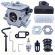 thumbnail image 2 of Carburetor Compatible with Stihl 021 023 025 MS210 MS230 MS250 Walbro WT-286 Zama C1QS11E with Air Cleaner Intake Bellows Kit, 2 of 4