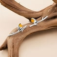 thumbnail image 5 of Hotpom Exquisite Tree Branch Bird Pendant Earrings, Fashion Pastoral Style for Daily Wear Jewelry Accessory Playful Casual Bird-Themed Earrings, 5 of 6