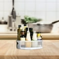 thumbnail image 3 of Home Desktop Organizer Plastic Storage Holder Seasoning Tray Makeup Storage Tray, 3 of 9
