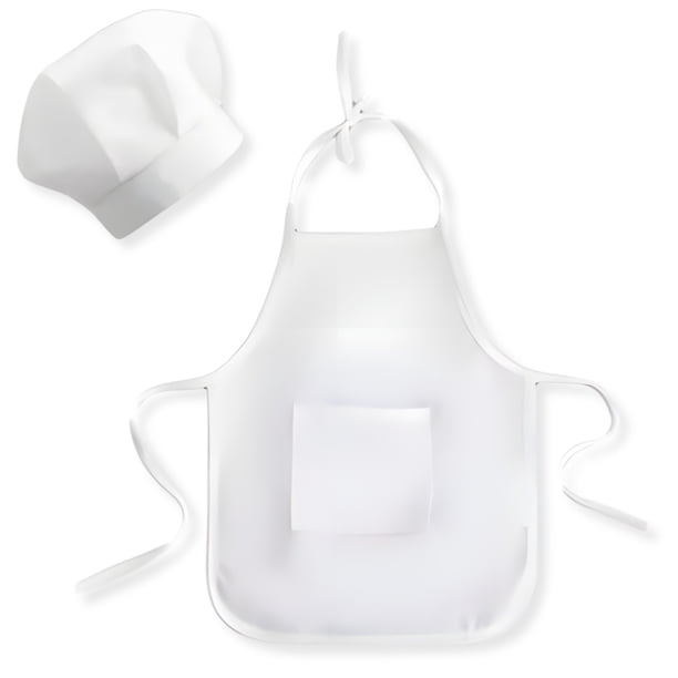 Conjunto de Disfraz de Chef para Bebé | Delantal y Gorro de Cocinero Blanco | 0-18 meses | Mi Centro Histórico