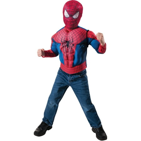Spider-Man Muscled Chest Child Costume Role Play Set