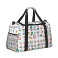 thumbnail image 2 of Easygdp Hello Summer Cat Bolsa de Gimnasio, Bolsa de Viaje Duffel, Bolsa de Fin de Semana con Compartimentos, Bolsa de Mano para Noche, 2 of 7