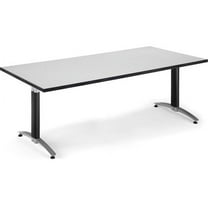 OFM 36" x 72" Rectangle Table Top for LIB3672 Library Table, Gray Nebula