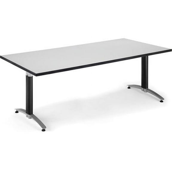 OFM 36" x 72" Rectangle Table Top for LIB3672 Library Table, Gray Nebula