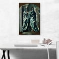 thumbnail image 2 of ARTCANVAS The Visitation 1610 Canvas Art Print by El Greco - Size: 26" x 18" (0.75" Deep), 2 of 9