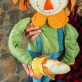 thumbnail image 4 of Evergreen Flag Beautiful Autumn Plush Boy Scarecrow Post Hugger Décor, 4 of 7