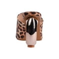 thumbnail image 4 of Ninety Union Jloo Open Toe Slide With Circular Metallic Heel, Leopard, 11, 4 of 4