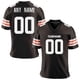 thumbnail image 3 of Camiseta de fútbol americano personalizada de los Cleveland Browns con nombre del equipo impreso y número personalizado para adultos y niños, camiseta de entrenamiento de secado rápido, 3 of 4