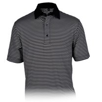 Monterey Club Men's Engineer Stripe Jersey Golf Polo Shirt #3620