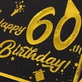 thumbnail image 4 of KAKOWELY 40 servilletas de papel desechables elegantes para fiesta de 60 cumpleaños, artículos lujosos para decoraciones y celebraciones de cumpleaños., 4 of 4