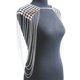 thumbnail image 5 of Collar de cadena de hombro Zulema Punk Plata, 5 of 8