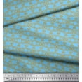 thumbnail image 3 of Soimoi Poly Georgette Tissu Tissu Imprimé Damassé Filigrane 1 Yard 52 Inch Wide, 3 of 3