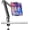 Up to 18.5'', variant on Portable Stand Desk Holder- Large Clamp support up to 6.5 12.9 14.6 15.6 18.5 inch 360? Rotating Base Swivel Tall Desk Arm Mount for iPad Pro/Mini/Air/Surface Bearing Weight over 5.5lbs