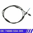 thumbnail image 2 of 2X Car Trunk Lid-Release Cable Fuel Lid Opener Release Cable for 2001-2005 74880-S5A-305, 2 of 6