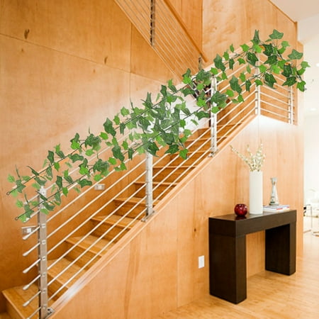 

Stone Decorative Sweet Potato Leaf Rattan Green Ceiling Vines Thanksgiving Decoration Autumn Rattan Thanksgiving Decoration Suitable for Home Wedding Party