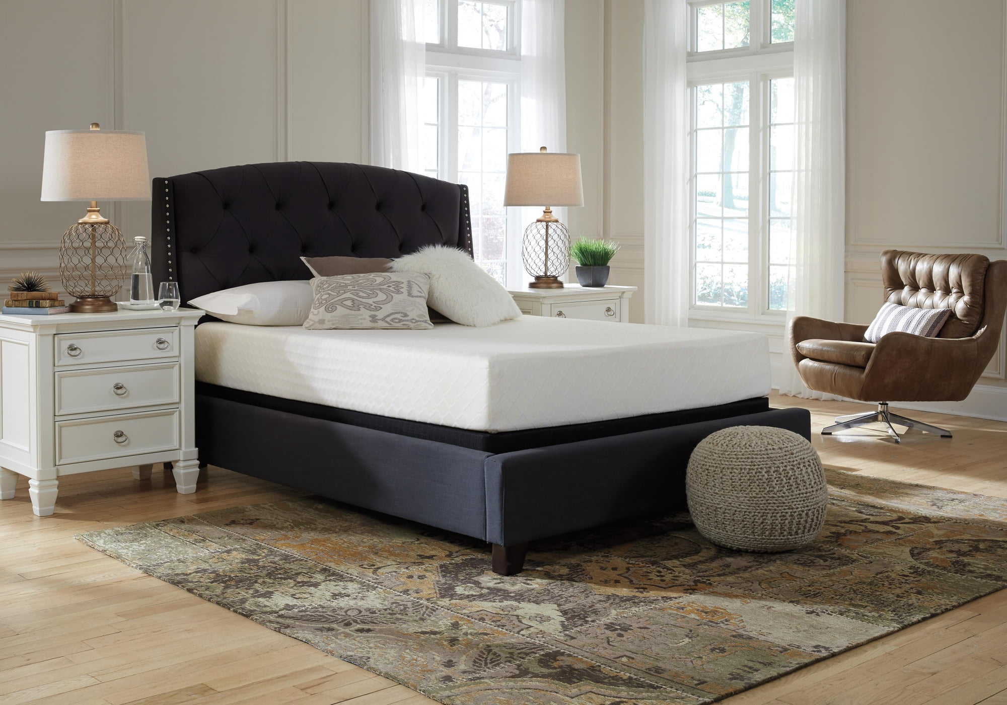 Signature Design by Ashley 10 Inch Chime Firm Memory Foam Full Mattress