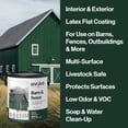 thumbnail image 2 of Evolve Barn & Fence Latext Paint, High Durability and Scratch-Resistant Wood Paint, Hunter Green, 5 Gallon, 2 of 6