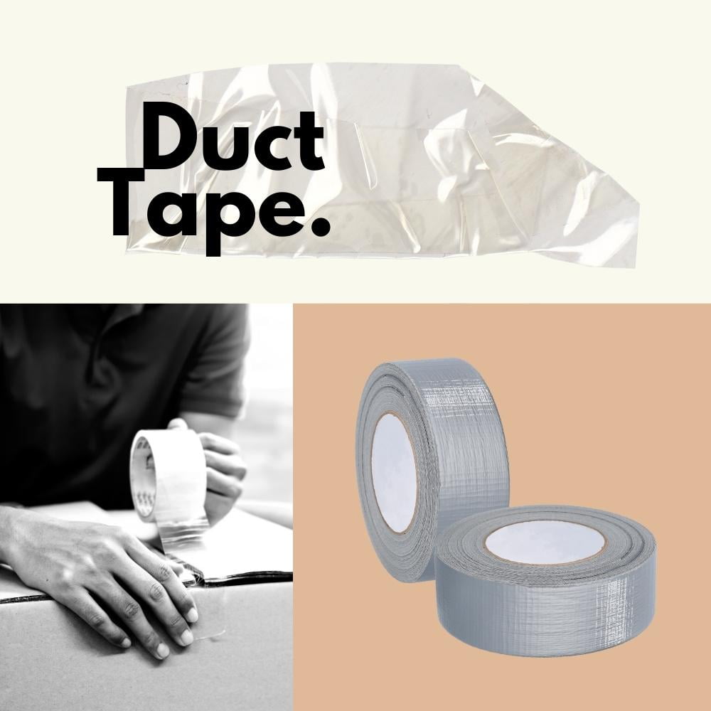 SSBM 2" x 60 Yards Duct Tape 8 Mil Silver Adhesive Tape for Repairing and Box Sealing 24 Rolls