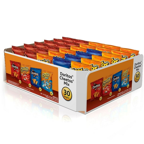 Doritos and Cheetos Snack Mix Variety Pack (30 Count)