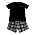 thumbnail image 1 of Pijama George Talla G Print Cuadros Negro 2 Piezas, 1 of 4