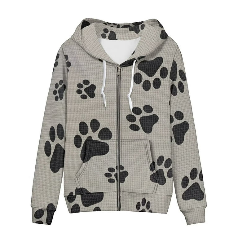 Paw print outlet jumper