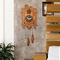 thumbnail image 5 of Kendal Handcrafted Linden Wood Cuckoo Clock with Night Silencer and Hand Carved MX025, 5 of 6