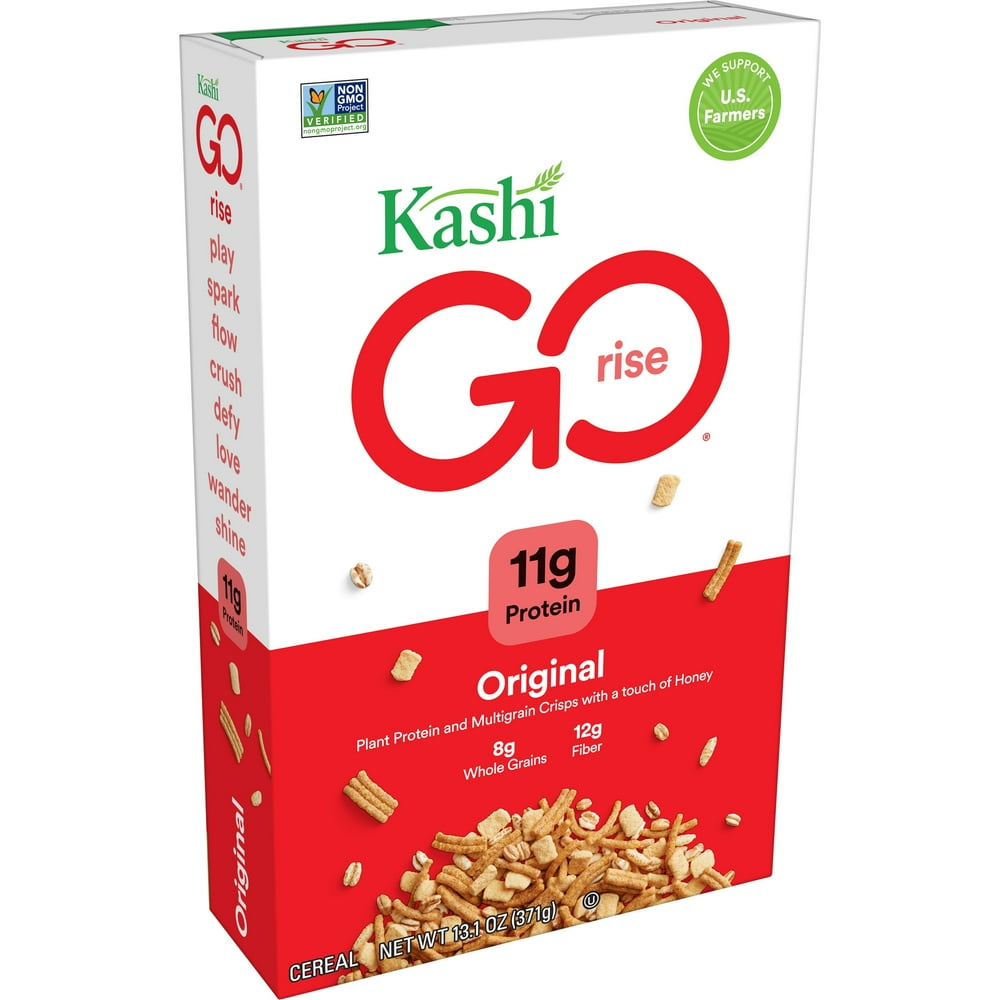 Kashi GO Breakfast Cereal, Vegetarian Protein, Fiber Cereal, Original