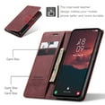 thumbnail image 4 of Dteck for Samsung Galaxy A54 5G Wallet Case, Flip Case PU Leather RFID Blocking Credit Card Folio Kickstand Cover for Samsung Galaxy A54 5G, Winered, 4 of 10