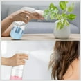 thumbnail image 7 of 2 Pack Glass Spray Bottles with Silicone Sleeve, 16 oz Empty Refillable Containers with Adjustable Spray Nozzles, Spray Bottles for Hair, Cleaning Solutions and Plants Blue&Grey, 7 of 7