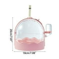 thumbnail image 2 of Transparent Pet Travel Carry On Carrier, Portable Cross Body Bag, 2 of 2