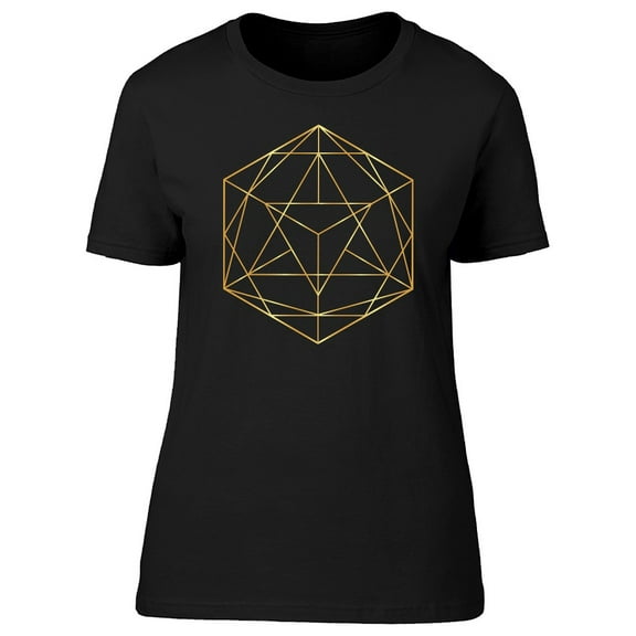 Golden Geometric Figure Tee Men's -Image by Shutterstock