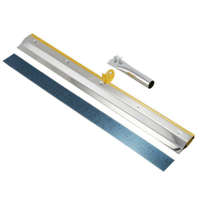Notched Squeegee for Epoxy, Epoxy Floor Squeegee Cement Painting Coating  Tool for Epoxy, Cement Self Leveling (Toothed Rack)