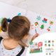 thumbnail image 1 of Juego de artesanía de pintura de cristal Fiudx sin hornear para niños Decoraciones navideñas, 1 of 4