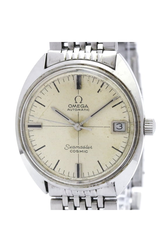 Pre-Owned OMEGA Seamaster Cosmic Cal 565 Steel Automatic Mens Watch 166.023 Vintage