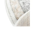 thumbnail image 7 of Unique Loom Aurelia Collection Area Rug - Trajan (7' Round Ivory/Gray), 7 of 7