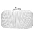 thumbnail image 2 of Yotami Clutch Purses for Women Evening/Wedding Chic Woven Bag Formal Purse Designer Handbags Gifts for Mother White, 2 of 4